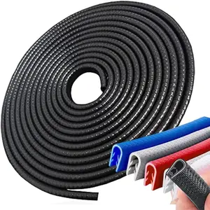1Roll 10M/394IN Universal Car Door Edge Guard – Heavy-Duty, Anti-Collision Adhesive Trim for SUVs, Sedans & Commercial Vehicles; Soundproof, Dustproof & Anti-Scratch Seal for Door Protection, Car Door Protector – Easy Installation Upgrade