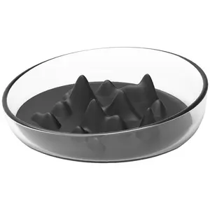 Pet Life Cirlicue Mountain-Shaped Slow-Feeding Pet Bowl