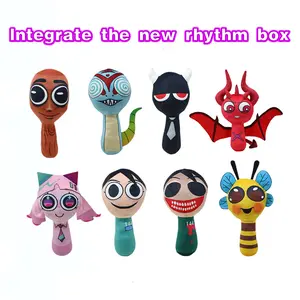Sprunki Rhythm Box Plush Doll Incredibox Game Character Soft Stuffed Toy for Fans