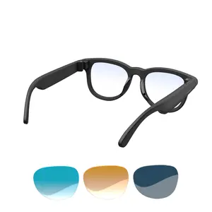 Ausbilew Smart AI Bluetooth Glasses - HD Photography, Video Recording, Replaceable Lenses, Magnetic Charging, Water-Sweat Resistant, Ideal for Commuting, Outdoor Activities, Calls & Music Listening