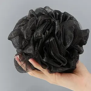 Girl Room Accessories, 1 Count Exfoliator Bath Scrubber, Exfoliating Bath Sponge, Durable Bath Ball, Intensive Bath Sponge Loofah with Hanging String, Soft Bath Shower Ball for Bathroom, Home Goods