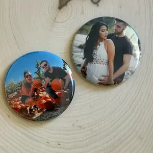 2.25in Round Photo Magnet (UPLOAD PHOTOS IN BIO)