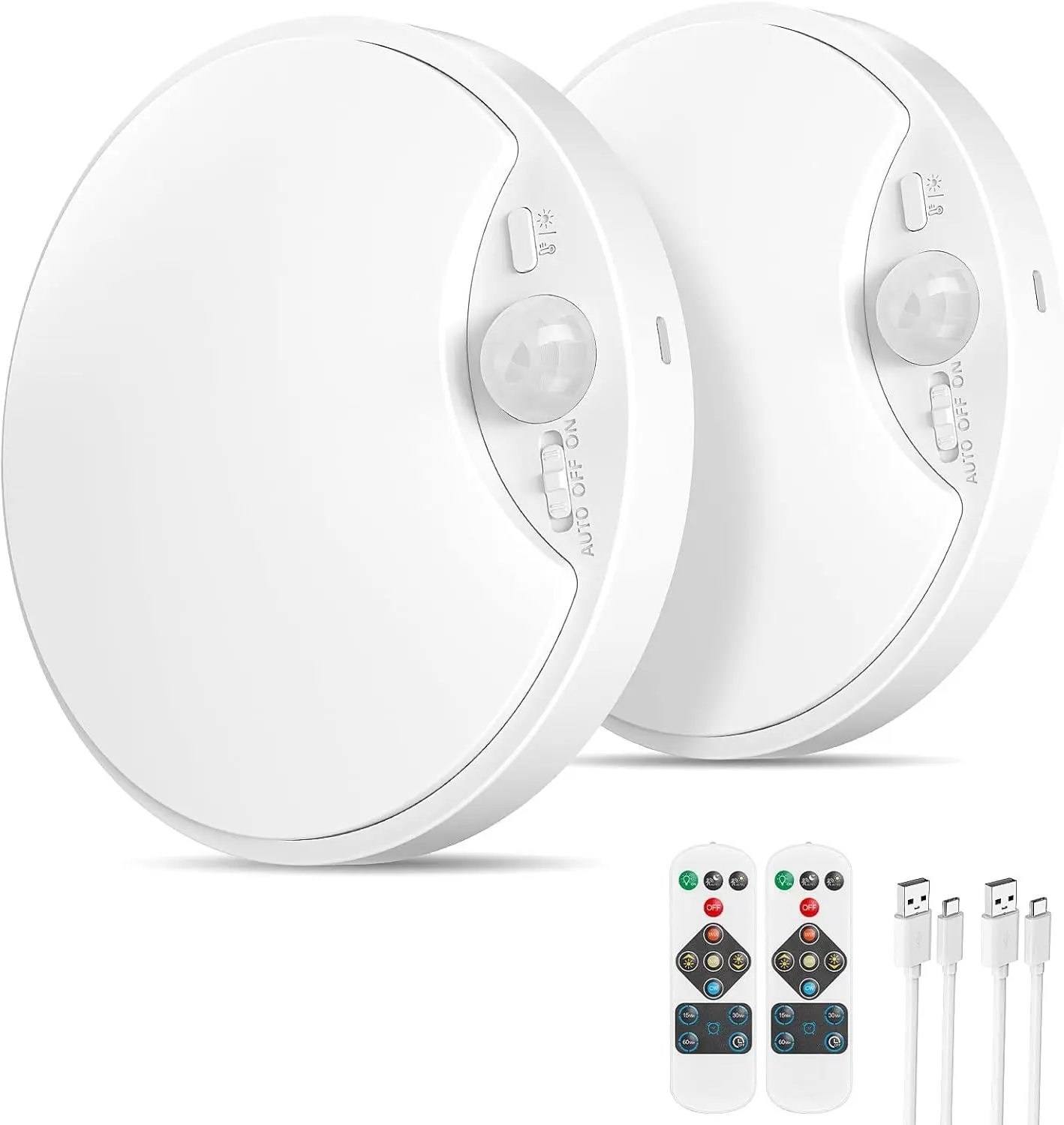 【2X Longer Runtime】MATULSA Magnetic Rechargeable Ceiling Light with Motion Sensor & Remote, Massive 10000mAh Battery, Wireless No Wiring LED Overhead Light, 3 Color Modes for Closet, Pantry, Bathroom, Hallway,campingessentials,outdoorfurnitureset,campingg
