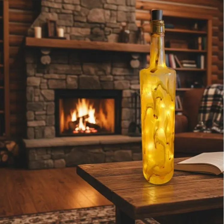 Beautiful Tabletop Fairy Bottles with Fairy Theme for Tabletop Decor and Whimsical Aesthetic Enhancement