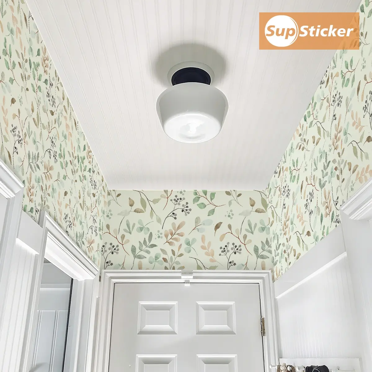 Watercolor Floral Wallpaper Fresh and natural style Self-adhesive peel-and-stick mural Decorative Wallpaper Easy to cut and connect Ideal for DIY decor on entryway walls, cabinet surfaces, Interior Wall Home wall renovation and refresh Diy Wallpapers