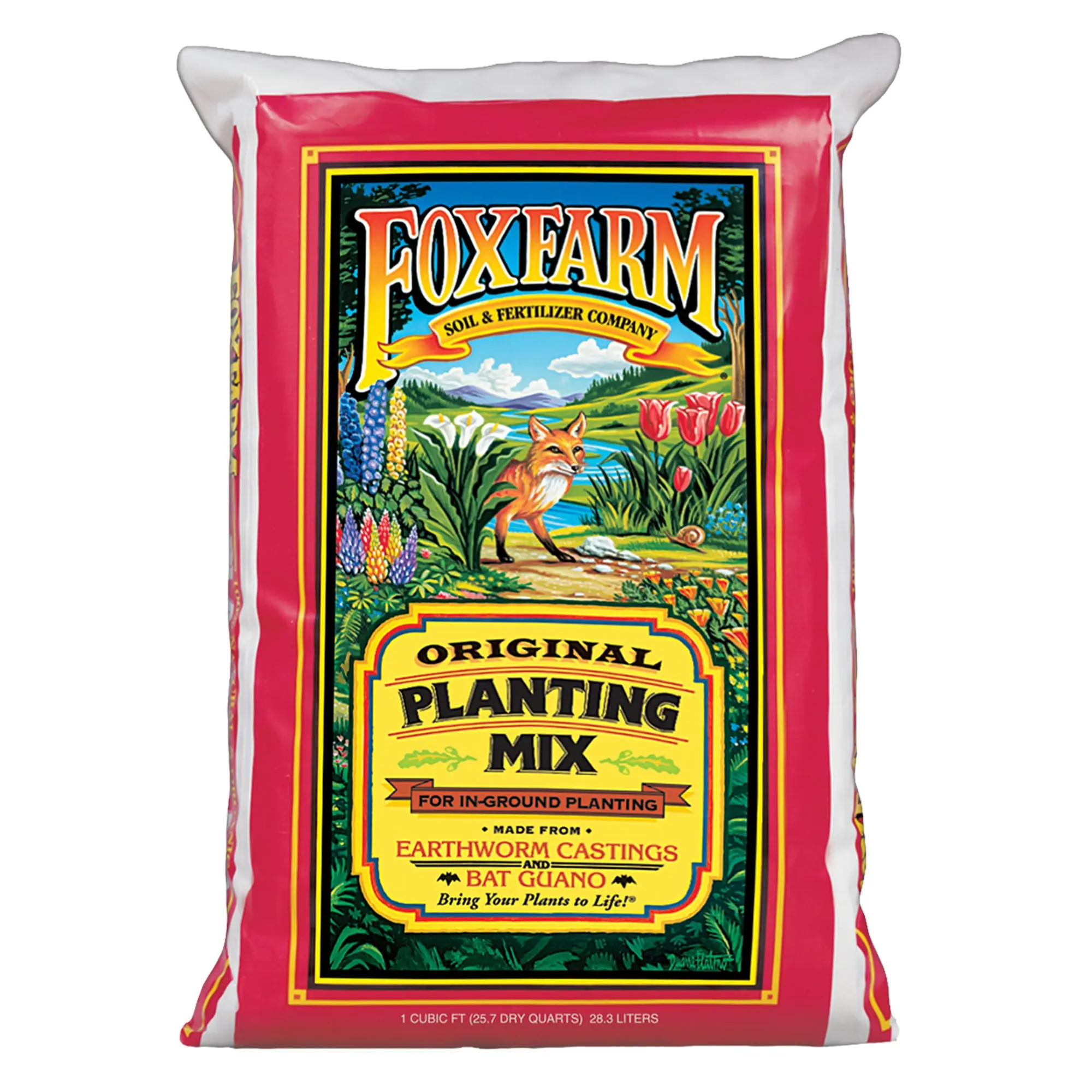 FoxFarm Original Planting Mix for In-Ground Planting, 1cu ft