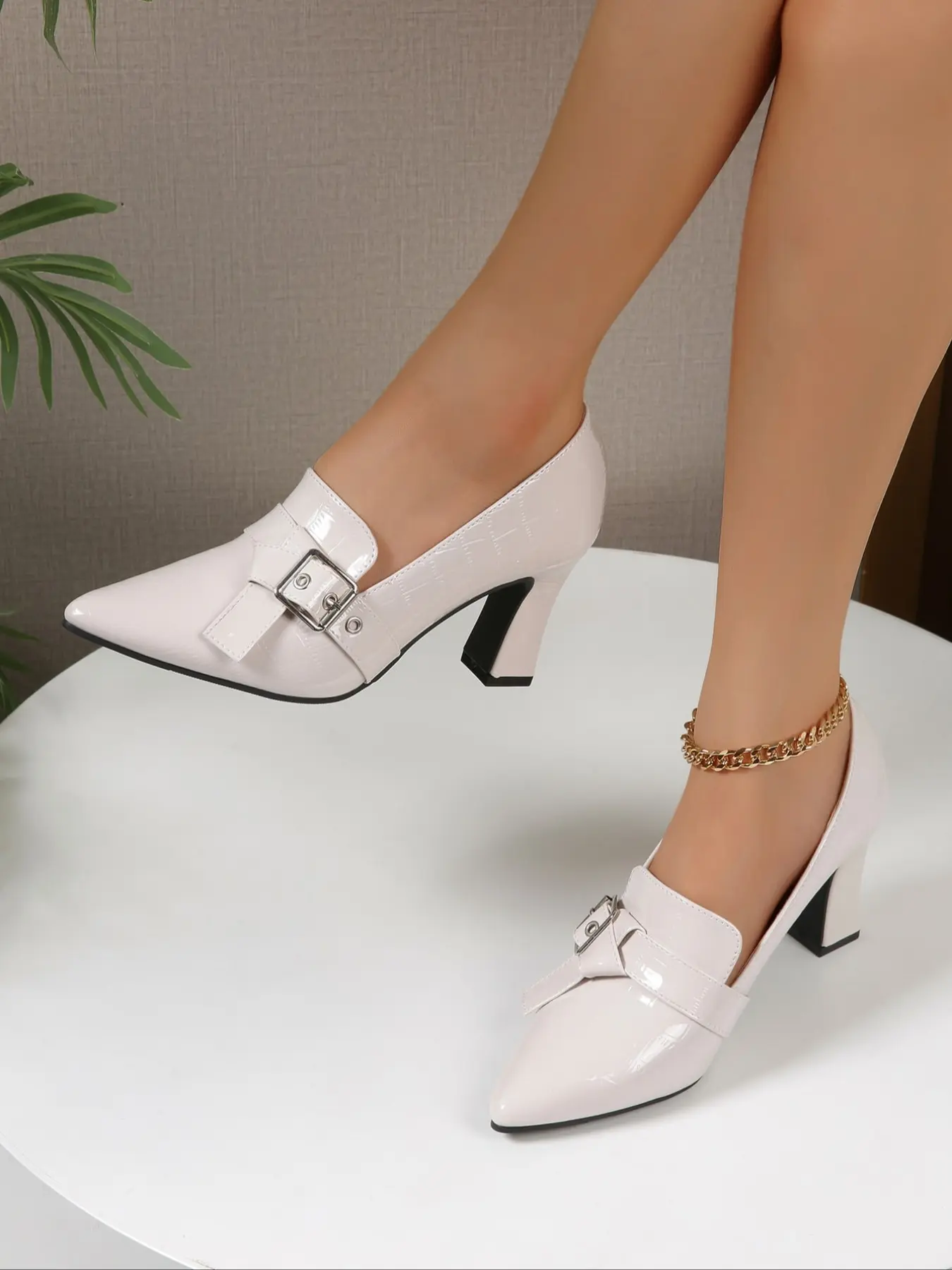 Women's Stiletto Heels Pointed Toe Slip-On High Heels, Artificial Leather Stylish Elegant Classy Formal Business Chic Party Shoes for Office Wear, Stiletto Heeled Pumps, Stylish Evening Footwear, All Season Footwear, Elegant Stilettos