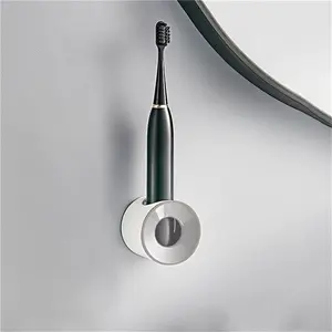 Toothbrush Holder Bathroom Electric Toothbrush Holder Wall Mounted Non-Punching Durable Simple Storage Organizer Holder Does not apply