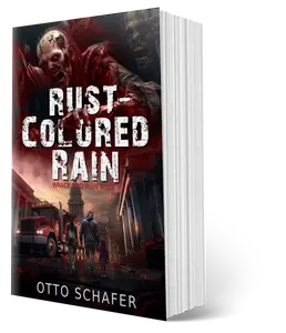 SIGNED Paperback Rust-Colored Rain: Wrack and Ruin Series, Book 1 by Otto Schafer