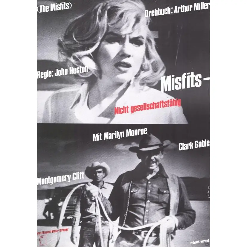 The Misfits Movie Poster Print (11 x 17)