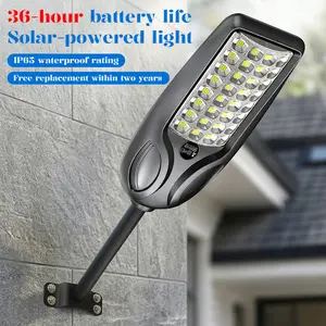 Ultra-Bright Solar Security Light with Motion Sensor, Easy Installation with All Parts Included, IP65 Waterproof, Remote Control, for Backyard Garden Porch