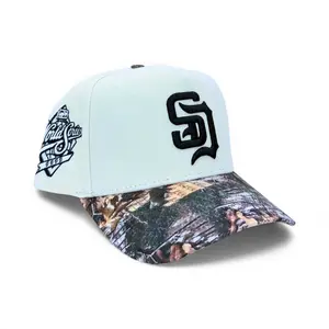 CRM HYBRID LETTER SD TREE CAMO BRIM CUSTOM SILK SATIN LINING HAT SNAPBACK