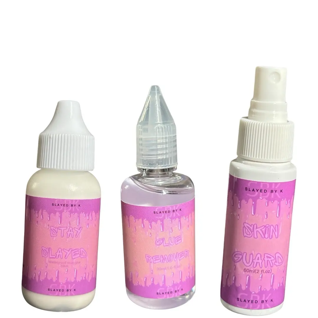 “Stay Slayed” Waterproof adhesive, glue remover , & Skin Guard