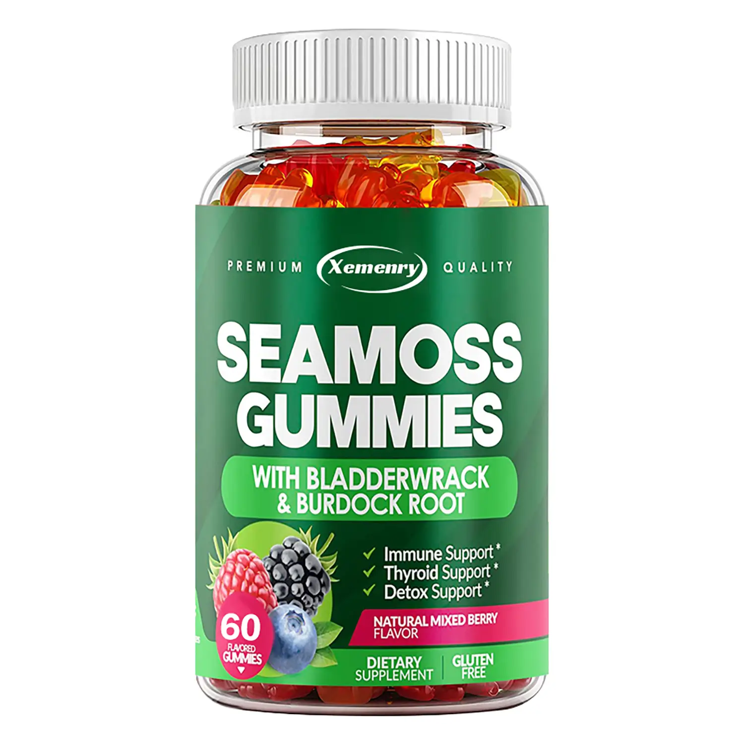 Bladder & Burdock Root - Natural Mixed Berry Flavor - Supplement Gummies