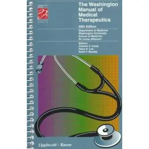 USED-The Washington Manual of Medical Therapeutics by Washington University School of Medicine Dapartment of Medicine (Paperback)