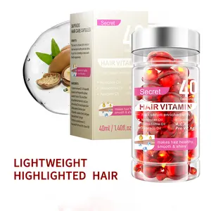 Hair Conditioner Serum Moroccan Hair Care Essential Oil Capsules Improve Frizz No Rinse Anti Hair Loss Deep Repairing