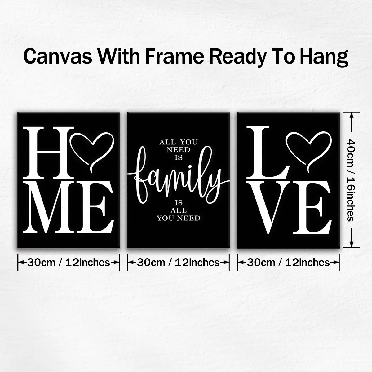 3 Counting wooden frame canvas, colorful simple family love art poster, living room decorative painting, modern art, Home, suitable for corridor and wall art, Wall Decoration, high-definition printing, waterproof artwork 3 Counting wooden frame canvas, colorful simple family love art poster, living room decorative painting, modern art, Home, suitable for corridor and wall art, Wall Decoration, high-definition printing, waterproof artwork