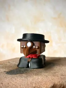 Plague Doctor Fidget Clicker – Gothic Desk Toy | Halloween Sensory Gift, DnD Monster Collectible for Gamers & Collectors