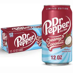 Dr. Pepper Creamy Coconut 12oz Cans - 12 Pack