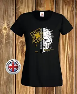 Hellraiser T-Shirt, Pinhead T-Shirt Halloween T-Shirt gift for horror fan, unisex up to 5XL, ladies fitted and childrens., Halloween Gift For Her, For Sweatshirt, Hoodie, Comfort Colors
