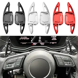 For Audi A6 S6 C8 A7 S7 4K A8 S8 Q8 E-tron Sportback 2019-2024 Car Steering Wheel Paddle Shifter DSG Extension Gear Accessories Gearshifter