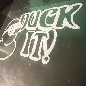 Duck It! Decals Durable Weather Resistant Stickers for Vehicles Windows or Walls Easy Installation Unique Touch Customization