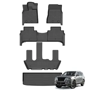 Depituu For Nissan Armada/Infiniti QX80 2025-2026 7 Seats Floor Mats & Cargo Liners, All Weather Floor Mats,Waterproof Anti-slip Durable Floor Mats Car Accessories Autos Protector Automotive,auto accessories,car essentials,car