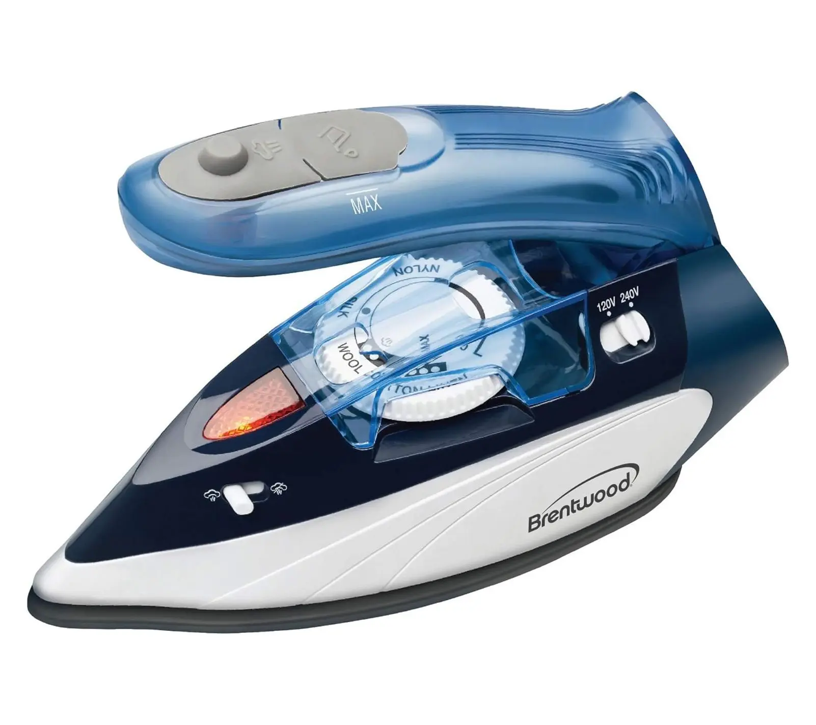 Brentwood Appliances Dual-Voltage Nonstick Travel Steam Iron Brentwood Appliances Dual-Voltage Nonstick Travel Steam Iron