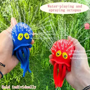 4 Octopus Water Balls for Kids, Sensory Stress Relief Floating Pool Toys, Promote Water Play, Suitable for Toddlers Swimming & Bathing