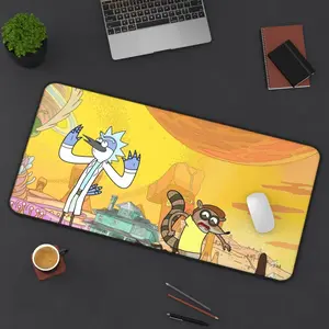 Regular Show Mordecai And Rigby Funny XXL Mouse Pad Desk Mat