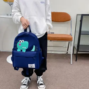 New Lightweight Cartoon Dinosaur Minimalist Backpack Suitable for Children Aged 3-6 with a Preference for This Style