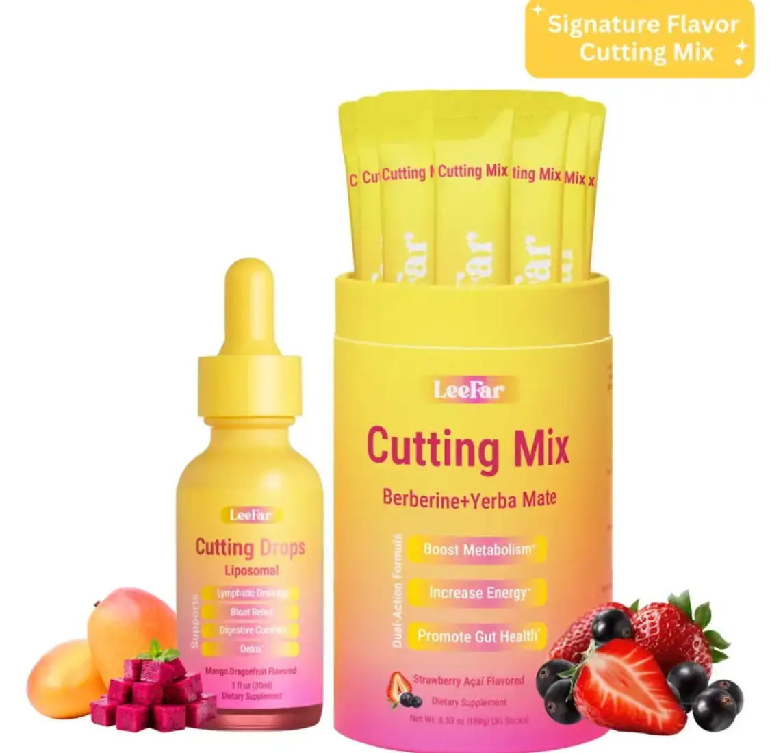 Strawberry Açaí Flavor*1+ Mango Dragonfruit Flavor *1