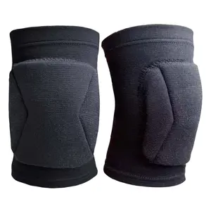 Knee Pads for Volleyball Basketall Football Men, Anti-slip Knee Protector with Thick Padded Foam Pad for Cycling Climbing Hiking Wrestling Skating Women, Breathable Knee Sleeve Gifts for Adult, Black L (1 Pair)