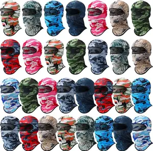 Unisex 30-Pcs Protective Gear Set - Ski Mask, Full Coverage Balaclava, UV Protection Cooling Neck Gaiter - Versatile Use for Winter Outdoor Activities
