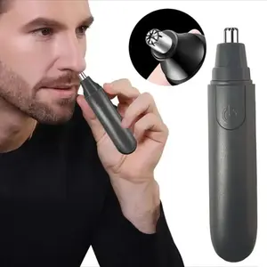 Battery-Powered Electric Nose Hair Trimmer, Men's Nose Hair Clipper, Unisex Nose Hair Trimmer (no Battery), Facial Hair Trimmer, Hbm-01 Model, Made in China
