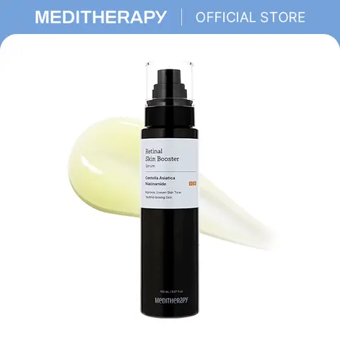 Glow-Tox Retinal Serum 150ml | Alternative Retinol-Retinal, Centella, Niacinamide | 3x larger bottle for Face & Body – Even Tone, Pores, Dark Spots – Gentle, Non-Irritating, Vegan | MEDITHERAPY official