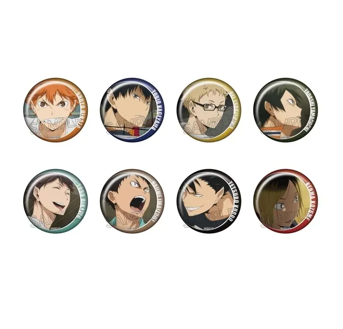 Haikyu!! Hyakumenso Can Badge Vol.1 - Random 1