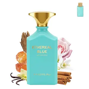 Ethereal Blue | Ambery Vanilla Floral | EDP Luxury Women Perfume 100ml | Almond,Cinnamon,Vanilla & Amberwood | Long Lasting Date Night,Party & Weekend Outing
