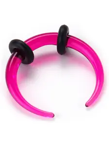 1 Pc Colorful Acrylic C-Shaped Septum Ear Gauge Kit for Women Men Unisex Multi-purpose Body Jewelry for Septum Stretching Daily Piercing Decoration Lasting Durability Waterproof Performance Long-term Use Multiple Vivid Color Options