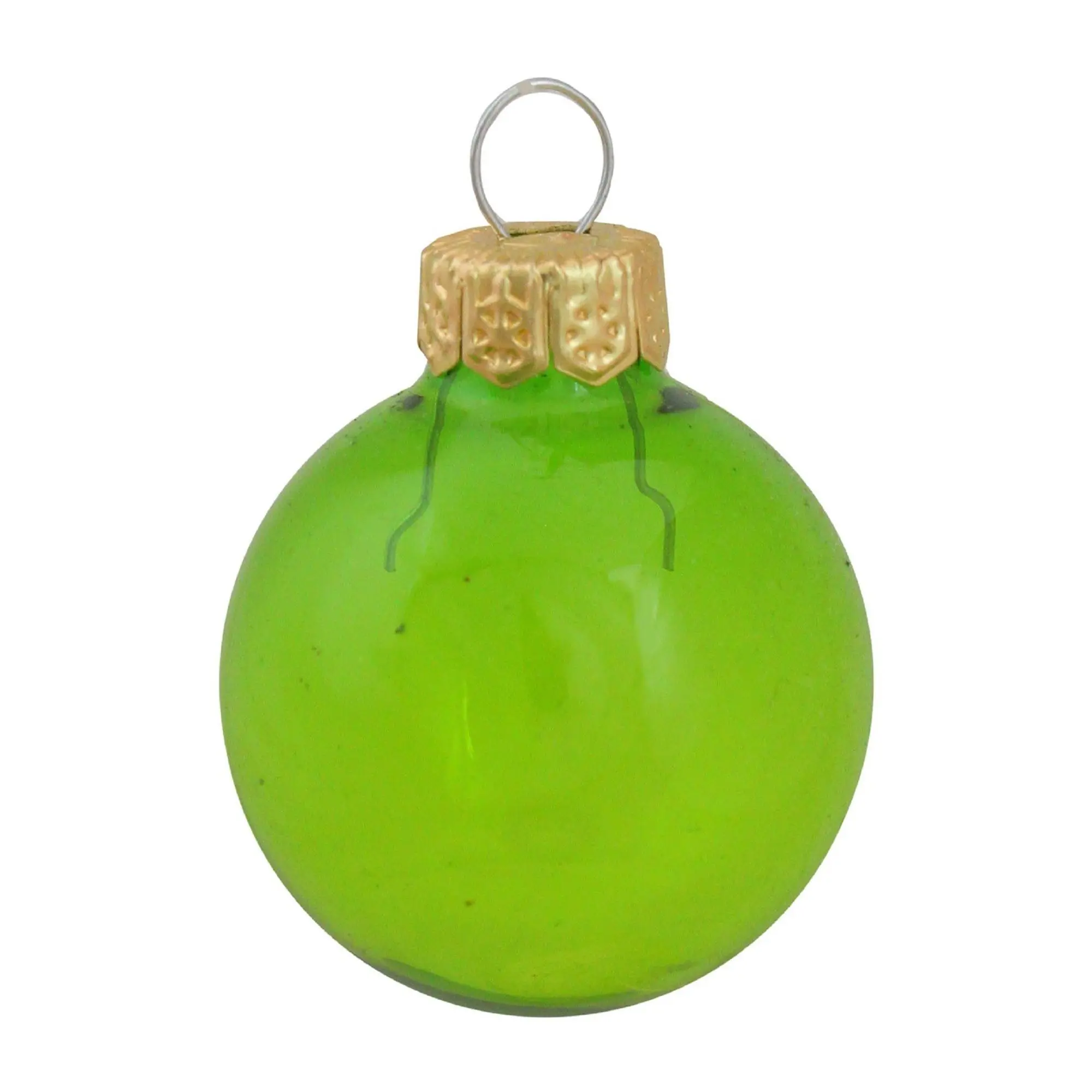 Whitehurst 2-Piece 6" Glass Ornament, Clear Finish