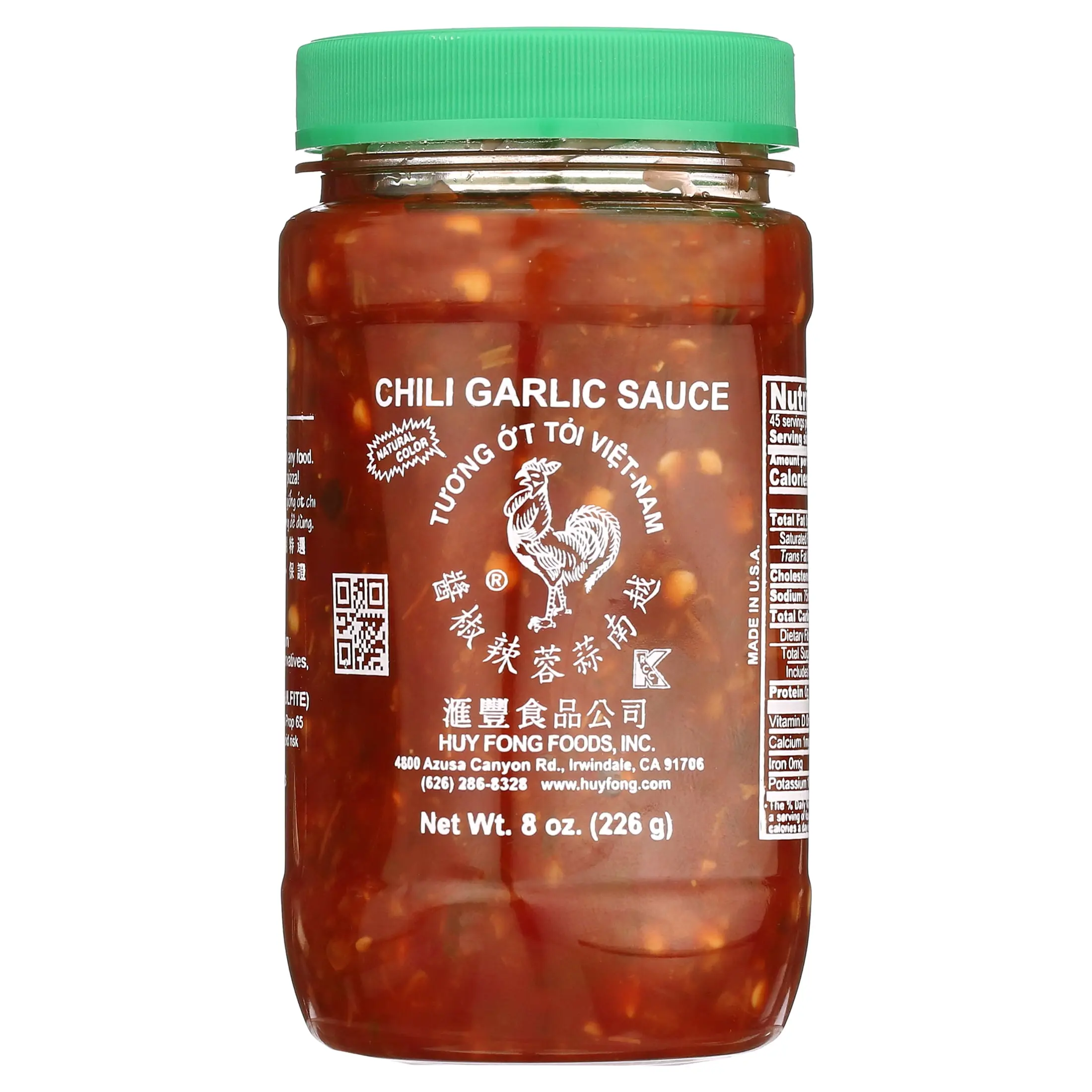 Huy Fong Chili Garlic Sauce, 8 oz