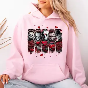 Horror Valentine Coquette Sweatshirt, Horror Valentine Tshirt, Scary Valentine Hoodie, Thug Life Tee, Unisex Sweater Pullover Tee