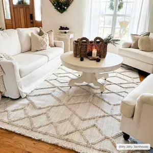 Modern Moroccan Trellis Area Rug