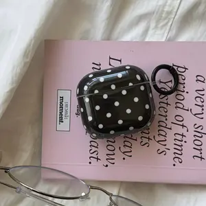 Korean Style Polka Dot Earphone Case for AirPods Pro 3 & 2, Cute Apple AirPods 4 Protection Cover, Unique Design for Girls