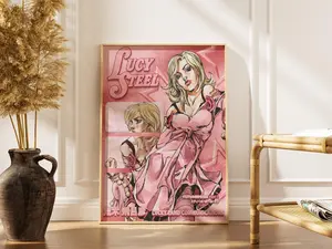 Lucy Steel Poster - JoJo Steel Ball Run Part 7 Wall Art Print