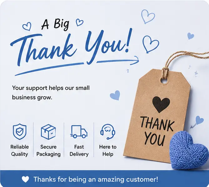 Client Gratitude Thank You Card – Sincere Words of Thanks to Make Every Purchase Feel Extra Meaningful