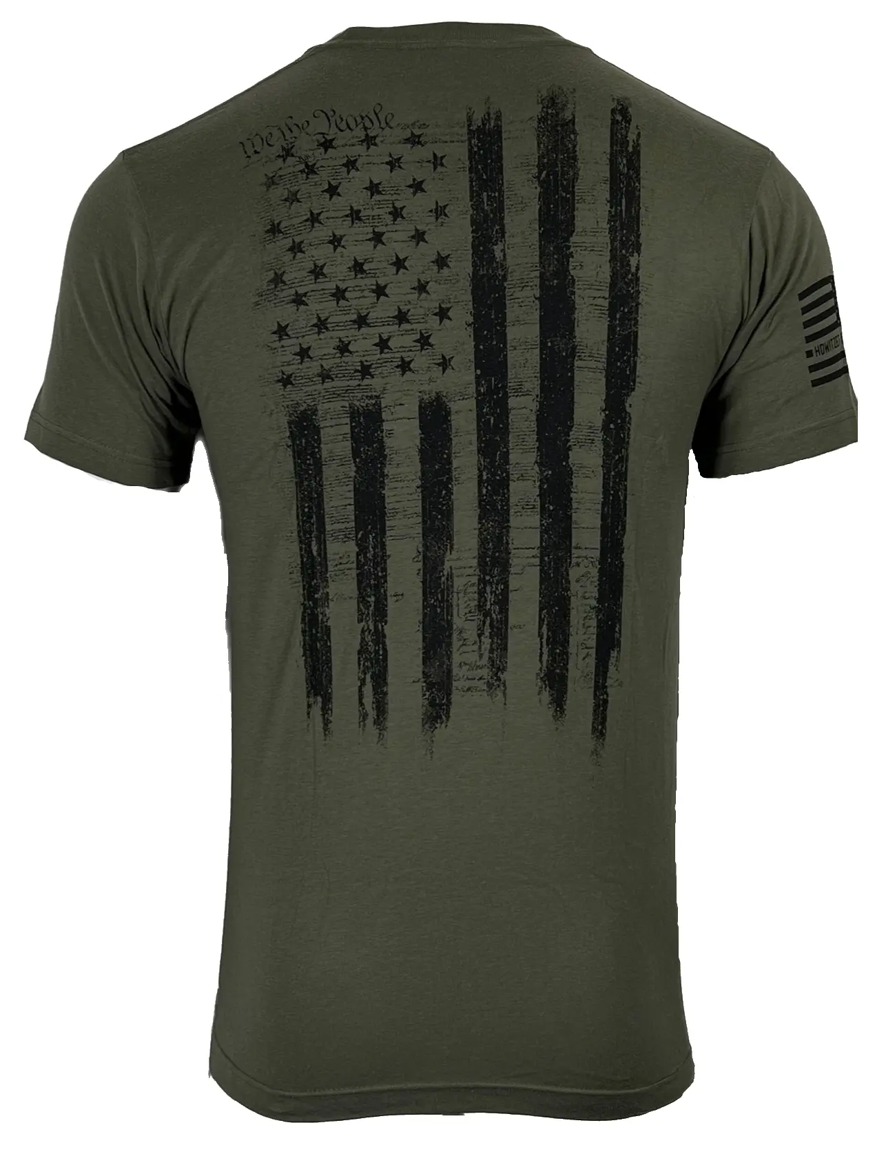 Howitzer Style Men's T-Shirt WE THE PEOPLE Military Grunt MFG, Tshirt, Shortsleeve, Cotton, Firefighters, Men's T Shirts, Print, American-Themed Graphic Style