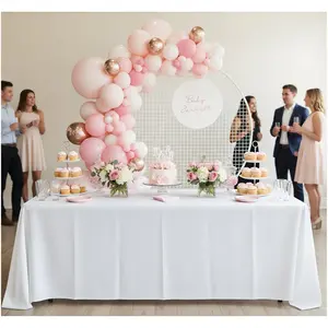 N74Balloons104 Elegant 104-Piece Pink Balloon Arch Kit Vibrant Latex Balloons for Weddings Birthdays Festivals Create Enchanting Atmospheres for Special Celebrations