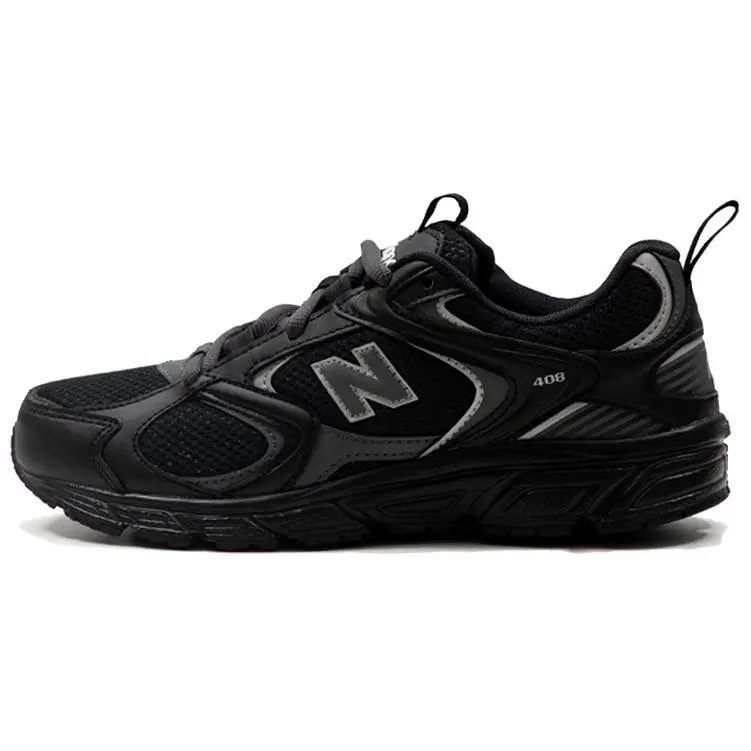 New Balance 408 Black Silver' Retro Cushioned Durable Low Top Running Shoes Unisex ML408K
