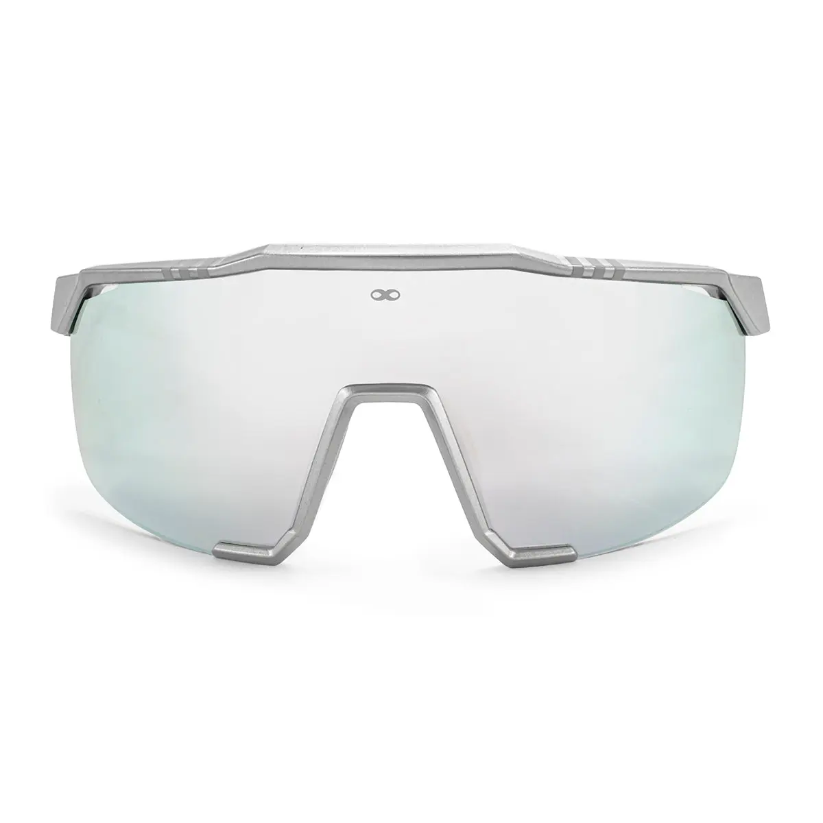 Infinit Kioto Mirror Sunglasses, Silver + Gray